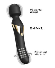 Load image into Gallery viewer, Dorcel Dual Orgasms Wand - Black/Gold