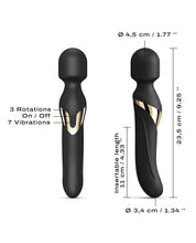 Load image into Gallery viewer, Dorcel Dual Orgasms Wand - Black/Gold