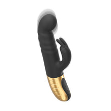 Load image into Gallery viewer, Dorcel G-Stormer Rabbit Thrusting Vibrator - Black/Gold