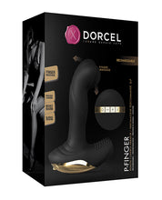 Load image into Gallery viewer, Dorcel P-Finger Come Hither Vibrator - Black/Gold