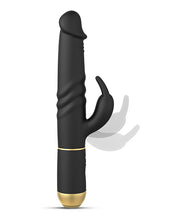 Load image into Gallery viewer, Dorcel Furious Rabbit 2.0 Thrusting & Rotating Vibrator- Black/Gold