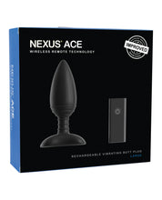 Load image into Gallery viewer, Nexus Ace Remote Control Butt Plug Large - Black