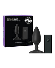 Load image into Gallery viewer, Nexus Ace Remote Control Butt Plug Small - Black