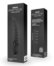 Load image into Gallery viewer, Nexus Bendz Bendable Vibrating Probe - Black