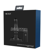 Load image into Gallery viewer, Nexus Bolster Butt Plug w/Inflatable Tip - Black