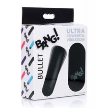 Load image into Gallery viewer, Bang! Vibrating Bullet w/ Remote Control - Black