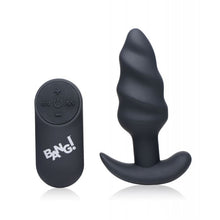 Load image into Gallery viewer, Bang! 21X Vibrating Butt Plug w/Remote Control - Black