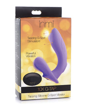 Load image into Gallery viewer, Inmi 10x G-Tap Tapping Silicone G Spot Vibrator - Purple