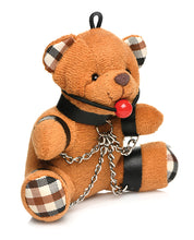 Load image into Gallery viewer, Master Series Gagged Teddy Bear Keychain