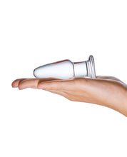 Load image into Gallery viewer, Glas 3.5" Butt Plug - Clear