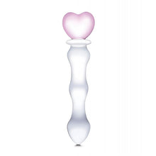 Load image into Gallery viewer, Glas 8" Sweetheart Glass Dildo - Pink/Clear