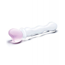 Load image into Gallery viewer, Glas 8" Sweetheart Glass Dildo - Pink/Clear