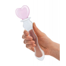 Load image into Gallery viewer, Glas 8" Sweetheart Glass Dildo - Pink/Clear