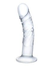 Load image into Gallery viewer, Glas 7" Realistic Curved Glass Dildo w/Veins - Clear