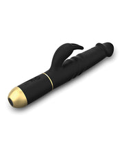 Load image into Gallery viewer, Dorcel Furious Rabbit 2.0 Thrusting &amp; Rotating Vibrator- Black/Gold
