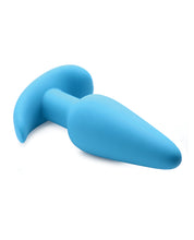 Load image into Gallery viewer, Bang! 21X Vibrating Silicone Butt Plug w/Remote - Blue
