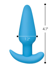 Load image into Gallery viewer, Bang! 21X Vibrating Silicone Butt Plug w/Remote - Blue
