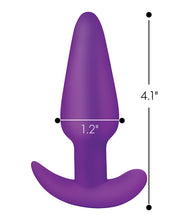 Load image into Gallery viewer, Bang! 21X Vibrating Silicone Butt Plug w/Remote - Purple
