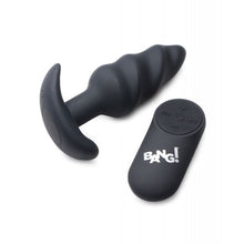 Load image into Gallery viewer, Bang! 21X Vibrating Butt Plug w/Remote Control - Black
