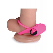 Load image into Gallery viewer, Bang! Vibrating Cock Ring &amp; Bullet w/Remote Control - Pink
