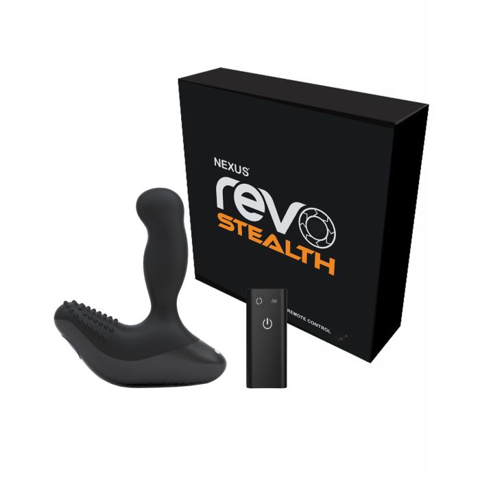 Nexus Revo Stealth Remote Control Rotating Prostate Massager - Black