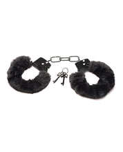 Load image into Gallery viewer, Master Series Cuffed in Fur Furry Handcuffs - Black
